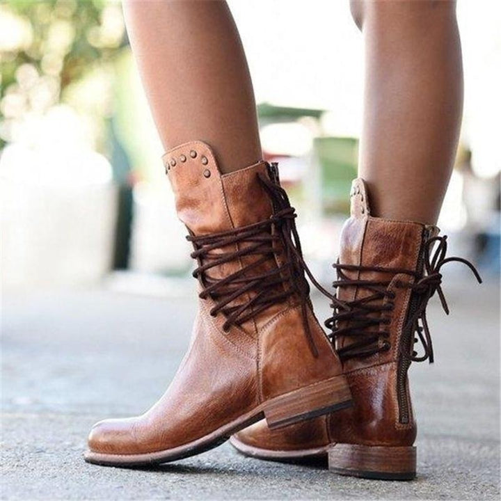 SUE™|CLASSIC LACE-UP BOOTS