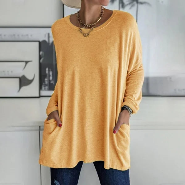 IRIS™|RELAXED LONG SLEEVE TOP