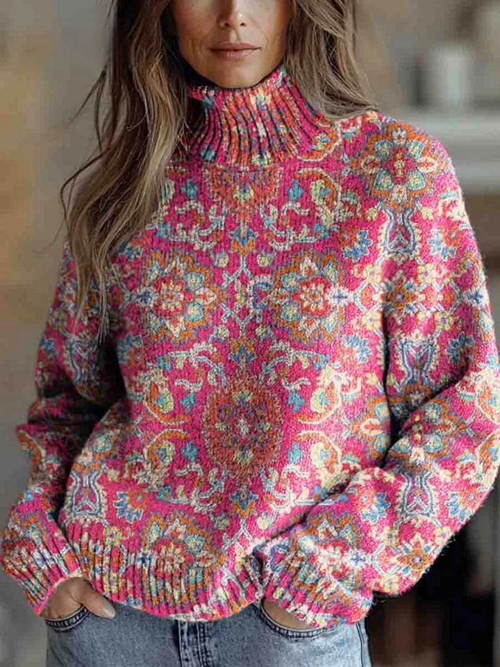 HERWINNA™|RETRO FLORAL KNIT