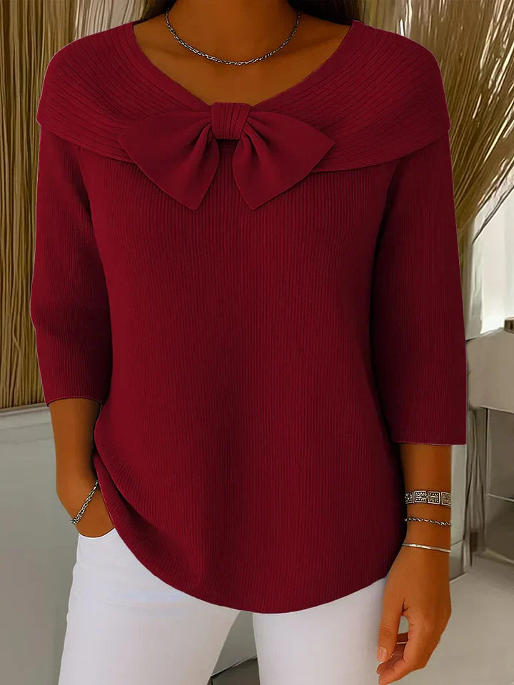 KAYLEE™|ELEGANT BOW SWEATER