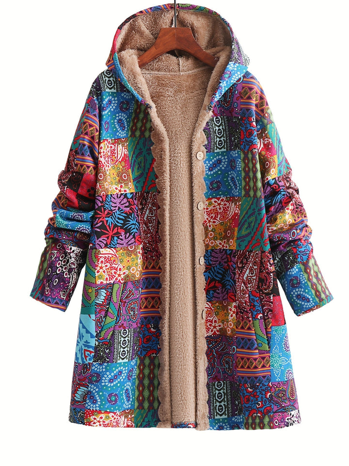AUDREY™|BOHO PATCHWORK COAT