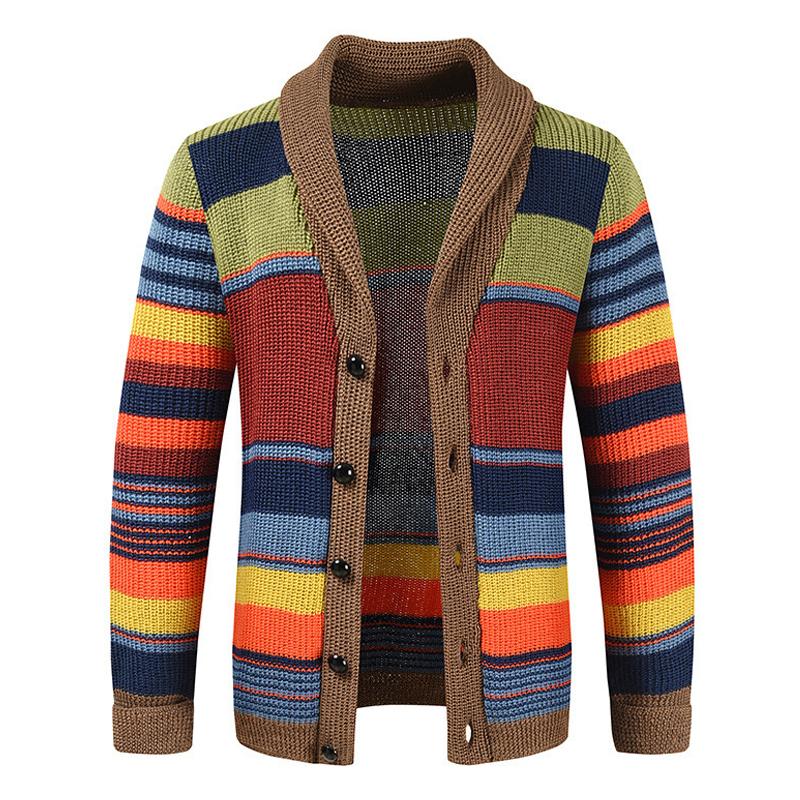 ROMAN™|RETRO STRIPED CARDIGAN