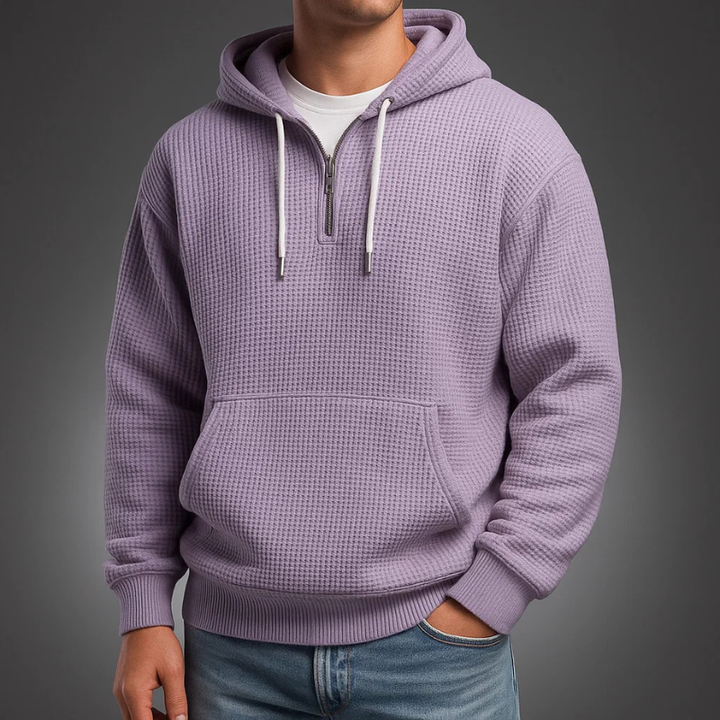 STEVE™|RELAXED HALF ZIP HOODIE