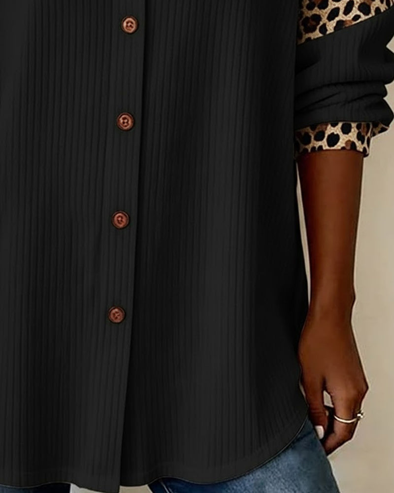 VICTORIA™|CHIC LEOPARD SHIRT