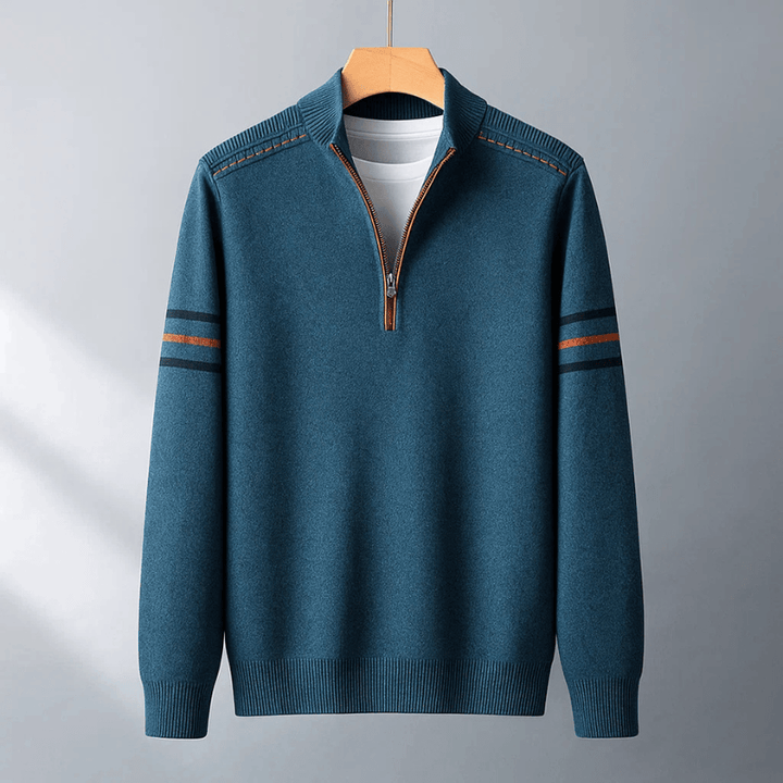 BEN™|HALF ZIP SWEATER