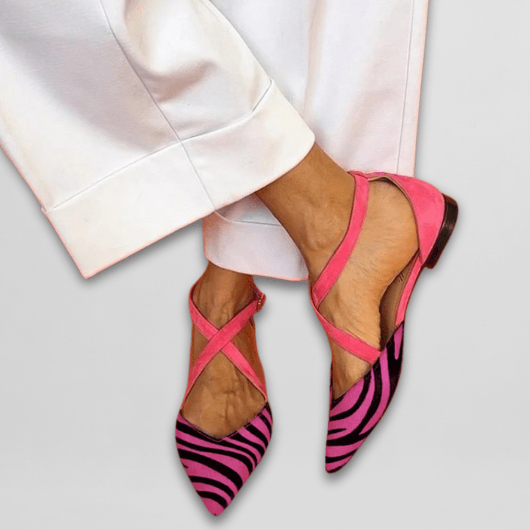 ELISA™|ELEGANT STRAPPY BALLET FLATS