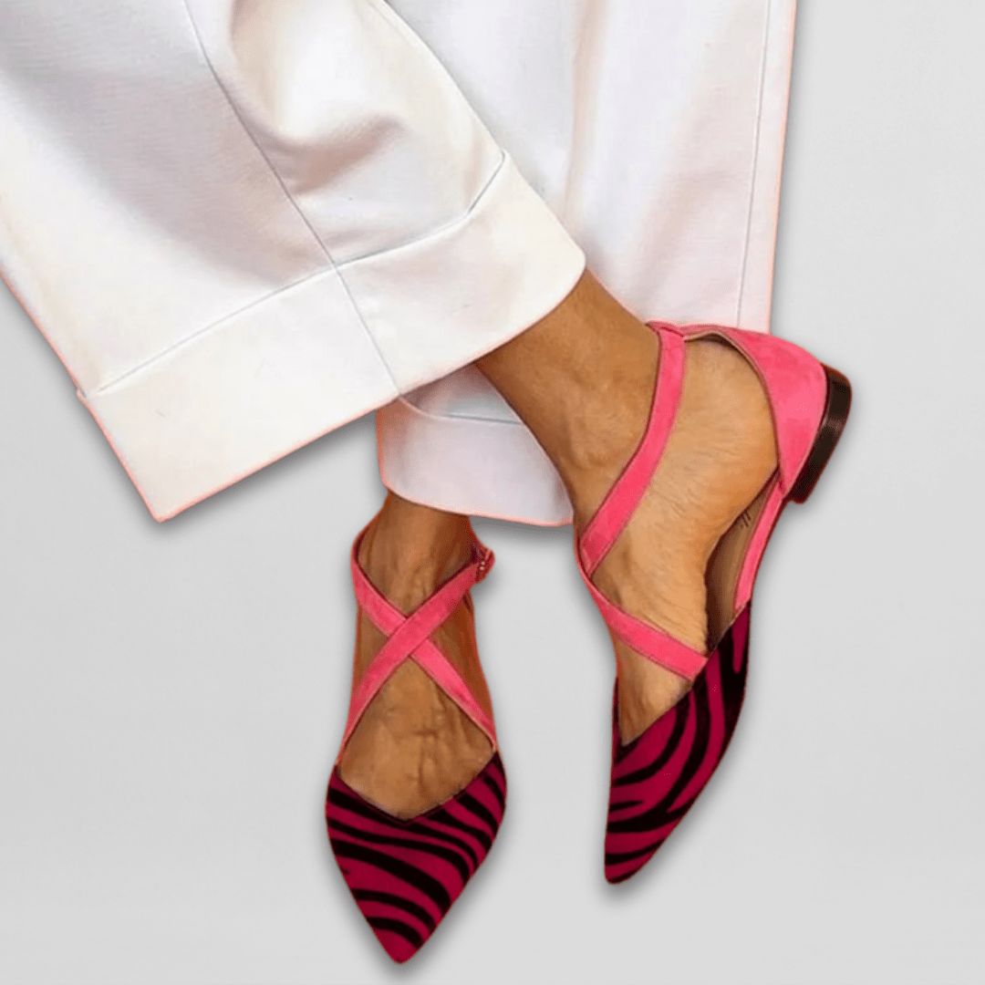 ELISA™|ELEGANT STRAPPY BALLET FLATS