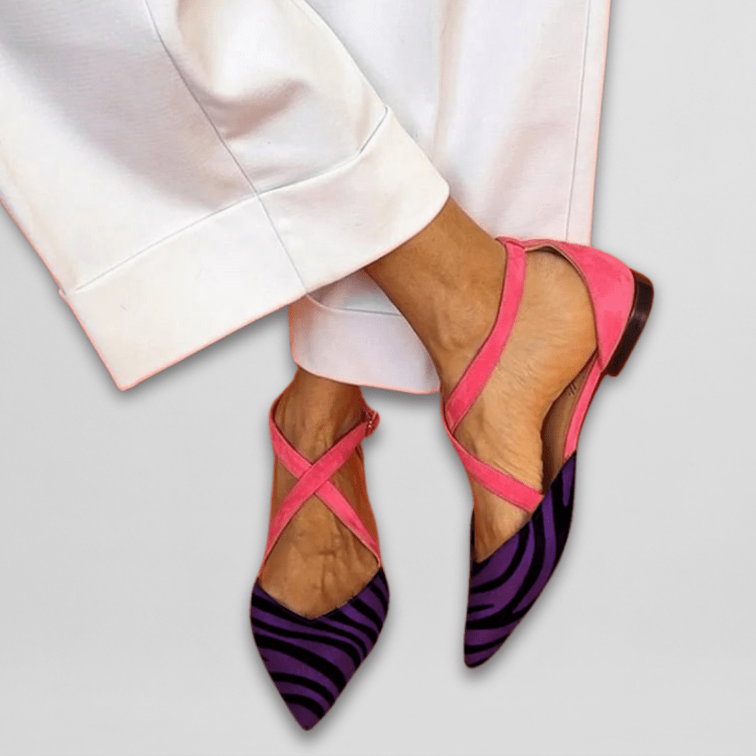 ELISA™|ELEGANT STRAPPY BALLET FLATS