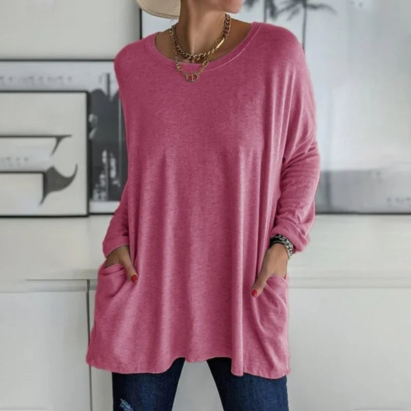 IRIS™|RELAXED LONG SLEEVE TOP