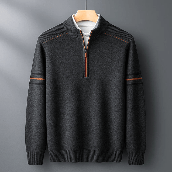 BEN™|HALF ZIP SWEATER