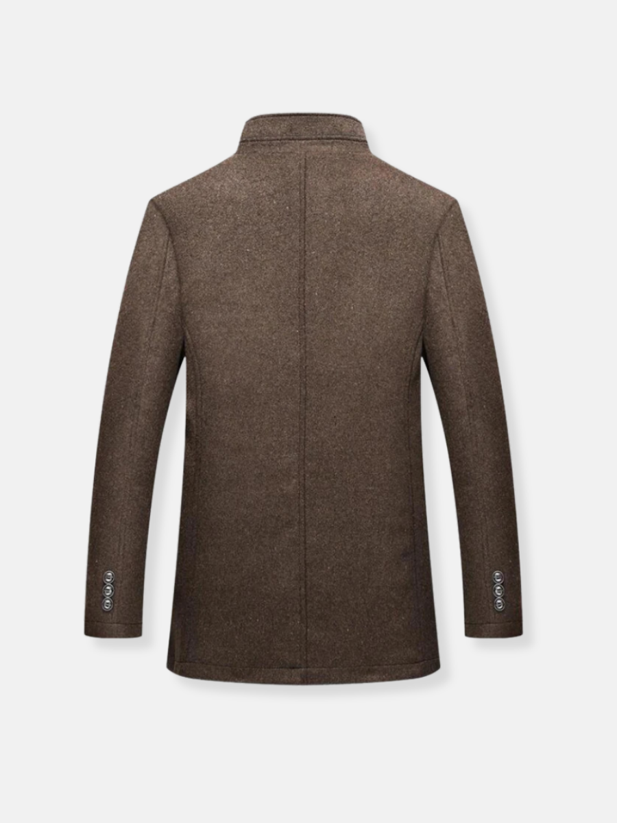 KINGSLEY™|WOOLEN TRENCH COAT FOR MEN