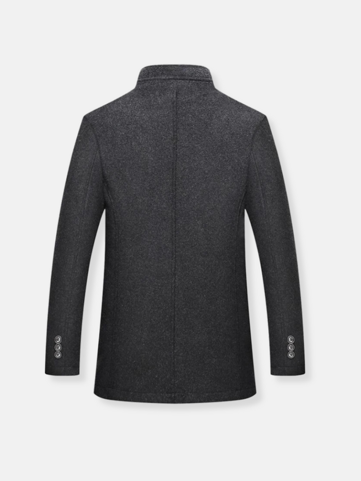 KINGSLEY™|WOOLEN TRENCH COAT FOR MEN