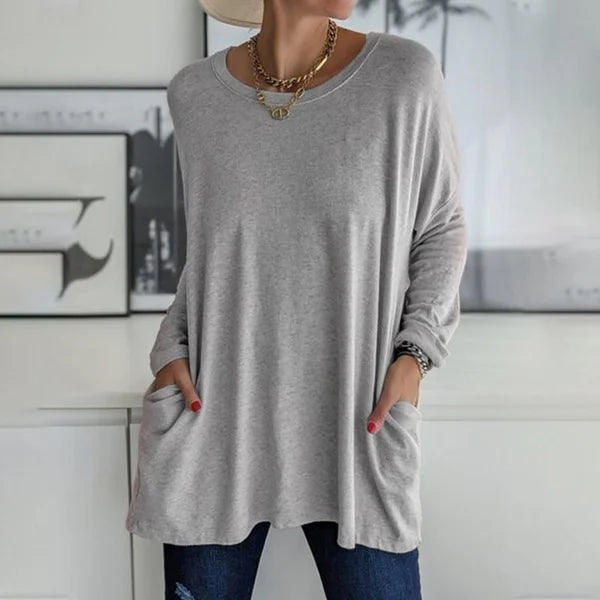 IRIS™|RELAXED LONG SLEEVE TOP