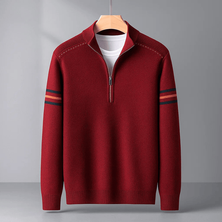 BEN™|HALF ZIP SWEATER