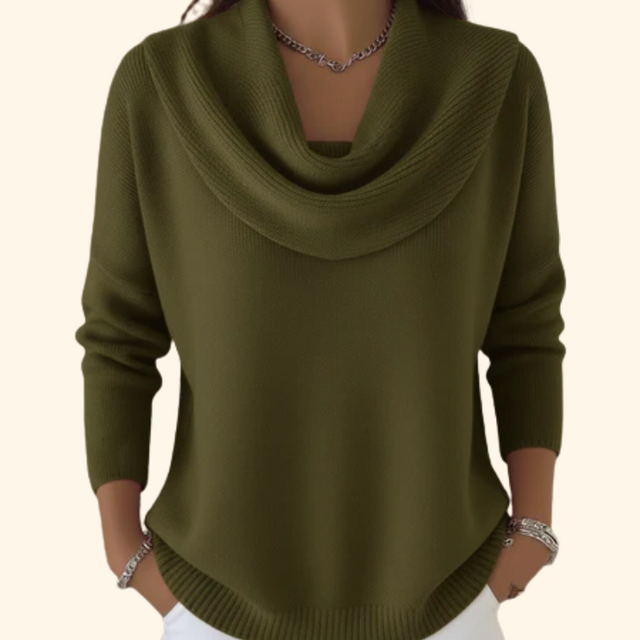 SARAH™|ELEGANT DRAPED SWEATER