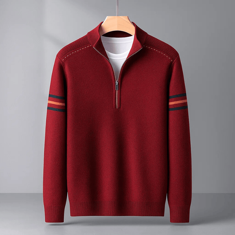 BEN™|HALF ZIP SWEATER