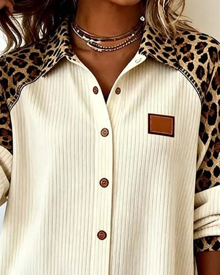VICTORIA™|CHIC LEOPARD SHIRT