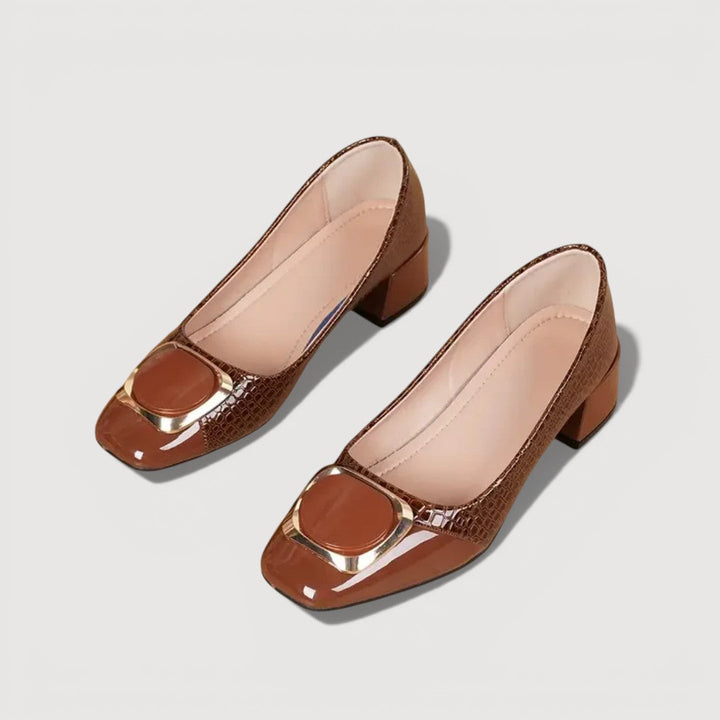 JEANETH™|ELEGANT BLOCK HEELS