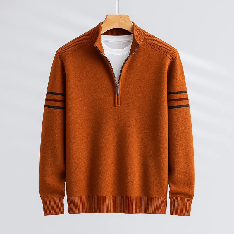 BEN™|HALF ZIP SWEATER