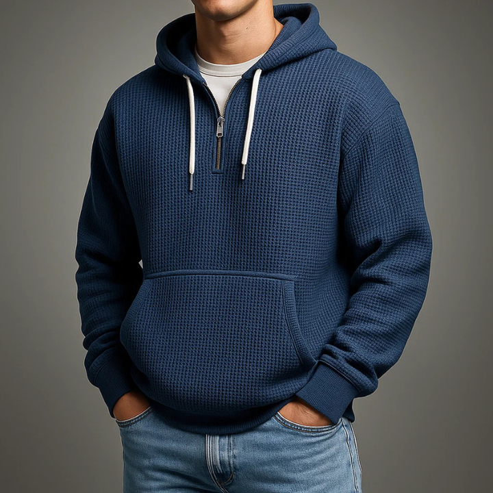 STEVE™|RELAXED HALF ZIP HOODIE