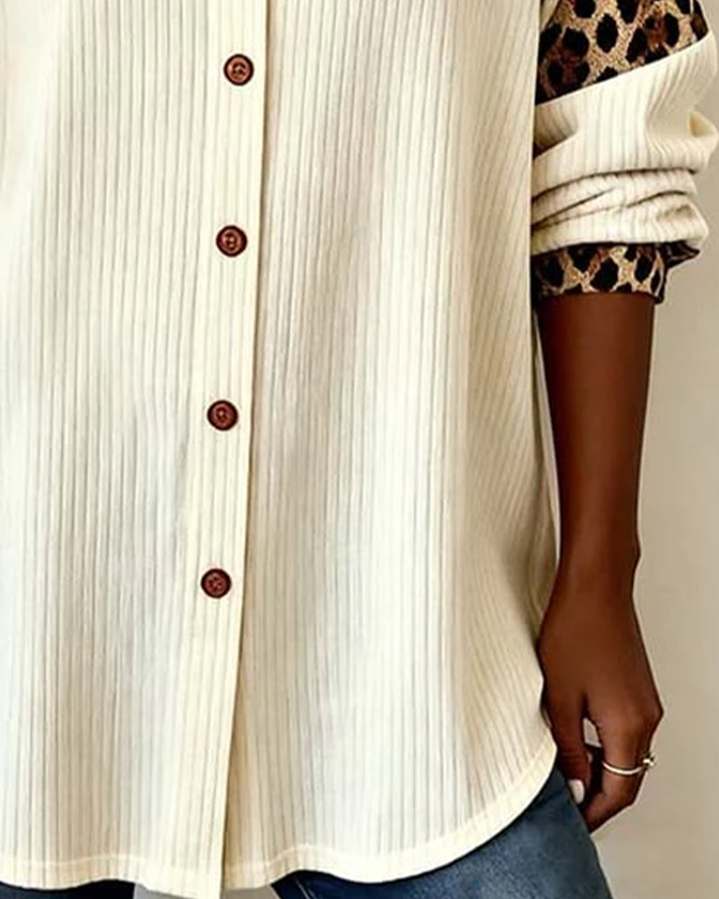 VICTORIA™|CHIC LEOPARD SHIRT