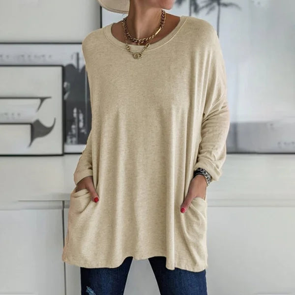 IRIS™|RELAXED LONG SLEEVE TOP