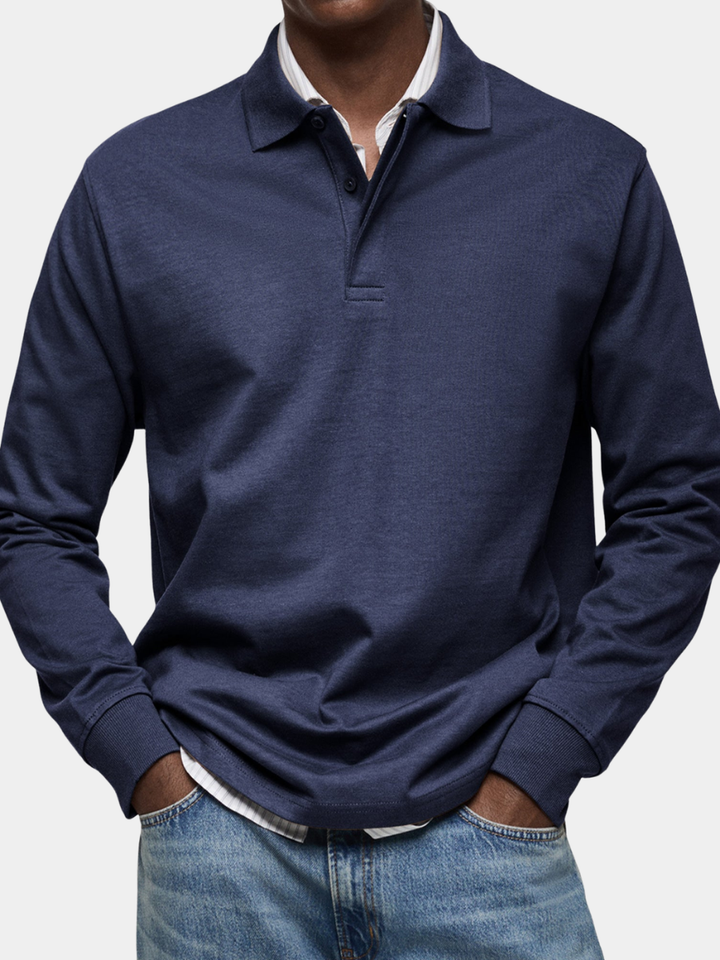 ADAM™|LONG SLEEVE POLO