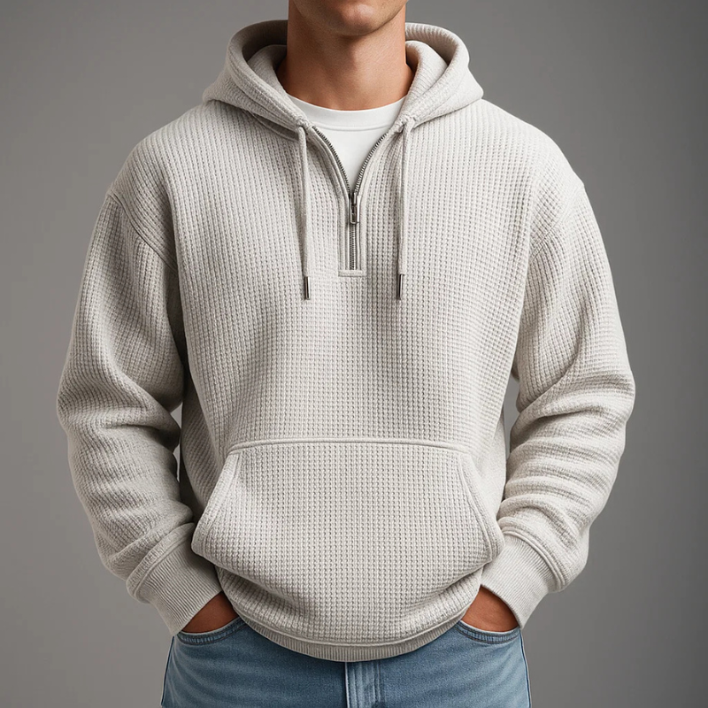 STEVE™|RELAXED HALF ZIP HOODIE