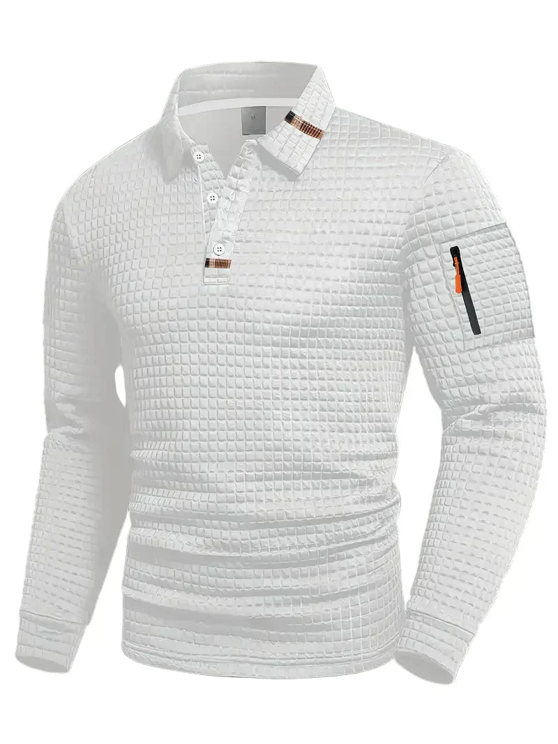 QUINTON™|CLASSIC LONG SLEEVE POLO