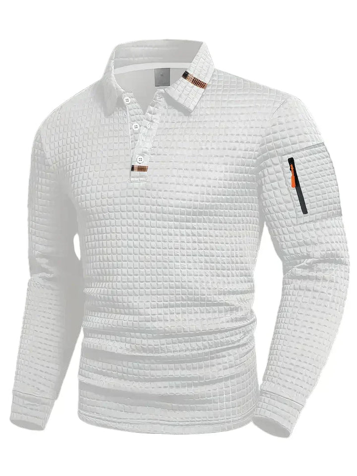 QUINTON™|CLASSIC LONG SLEEVE POLO