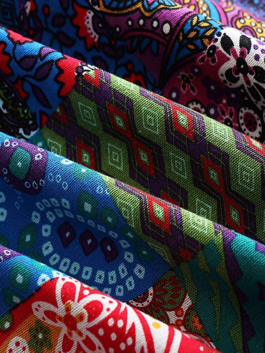 AUDREY™|BOHO PATCHWORK COAT