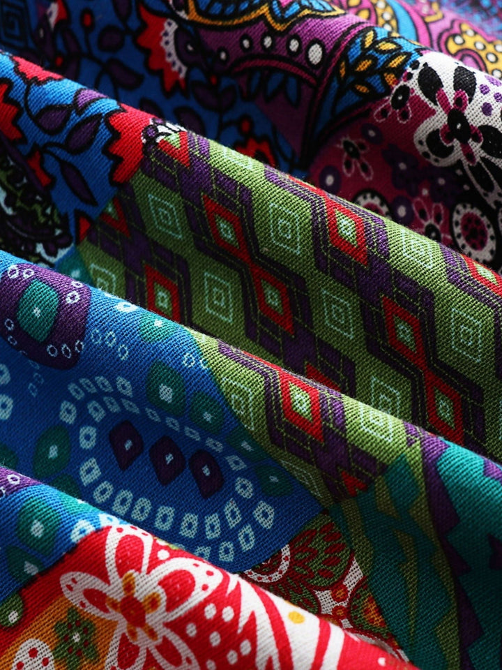 AUDREY™|BOHO PATCHWORK COAT