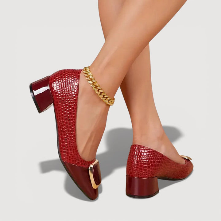 JEANETH™|ELEGANT BLOCK HEELS