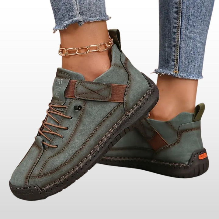 GISELLA™|LEATHER SNEAKERS