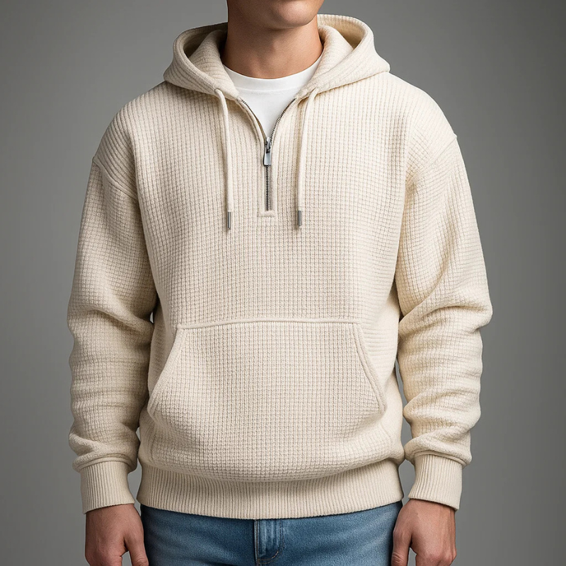 STEVE™|RELAXED HALF ZIP HOODIE