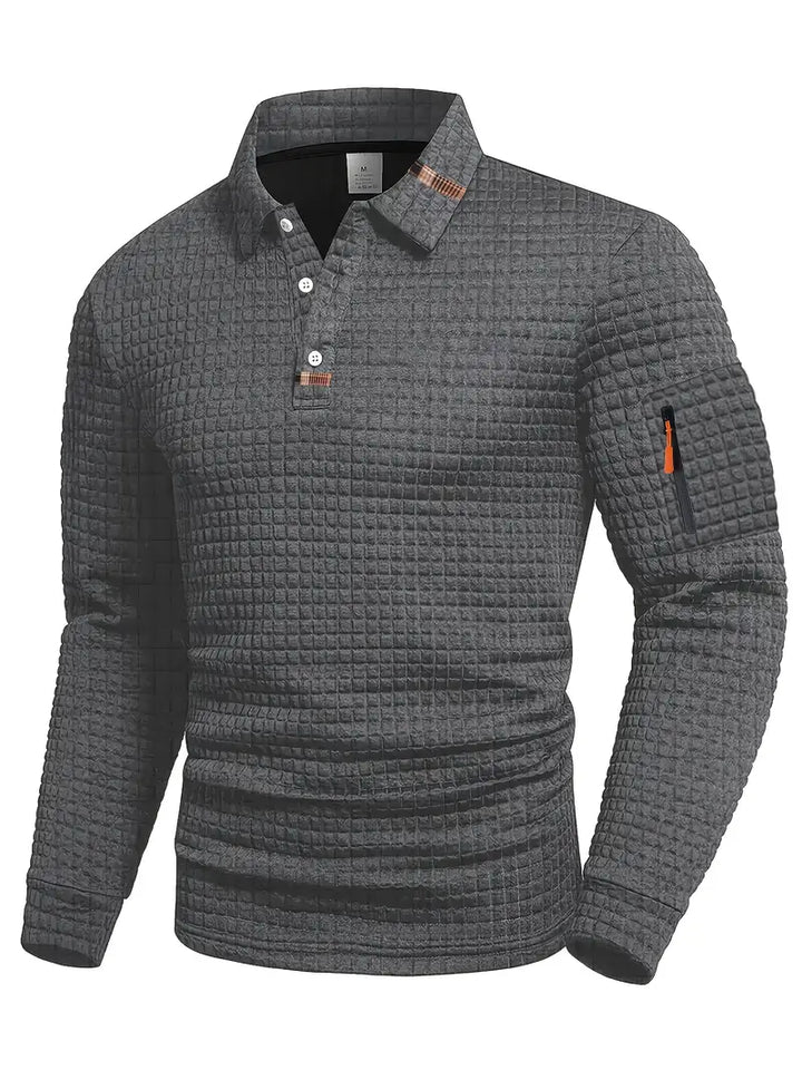 QUINTON™|CLASSIC LONG SLEEVE POLO