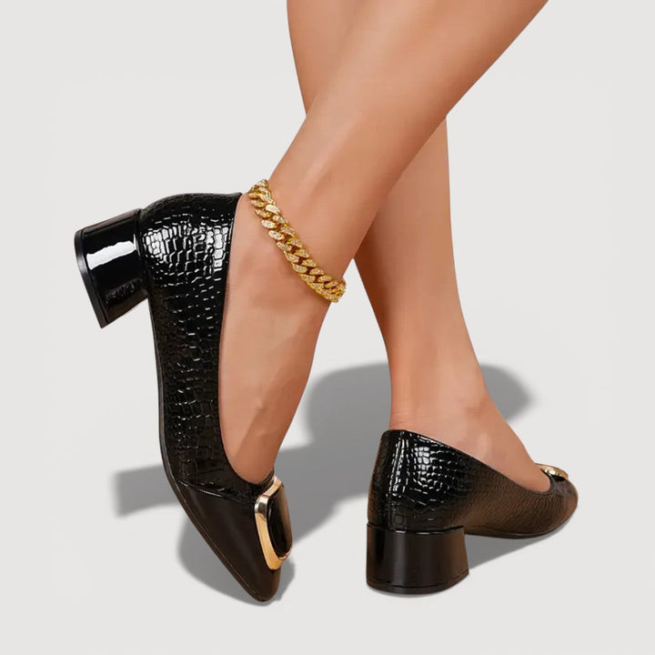JEANETH™|ELEGANT BLOCK HEELS