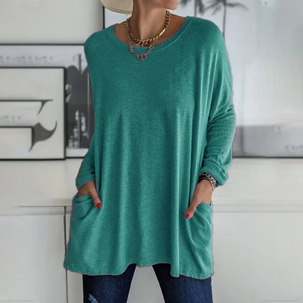 IRIS™|RELAXED LONG SLEEVE TOP