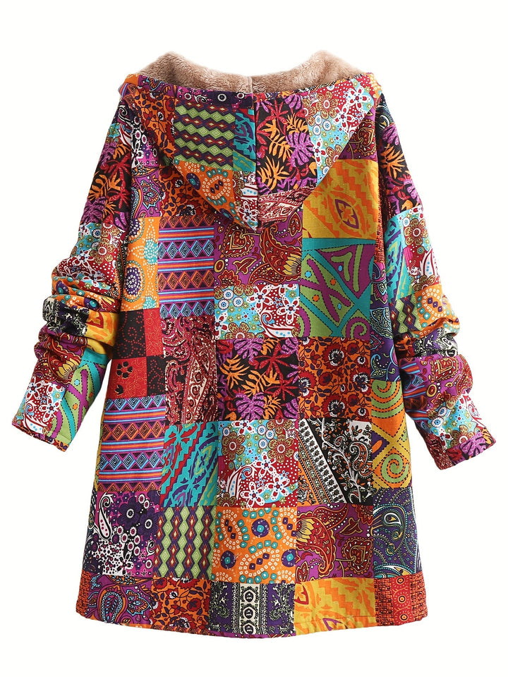 AUDREY™|BOHO PATCHWORK COAT