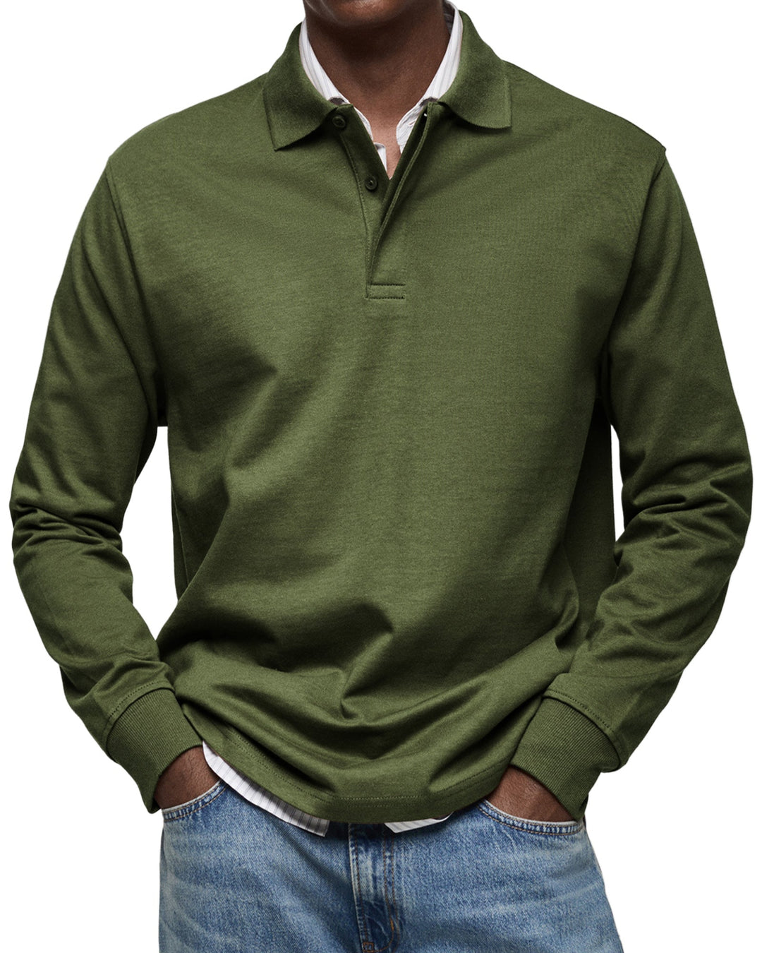 ADAM™|LONG SLEEVE POLO