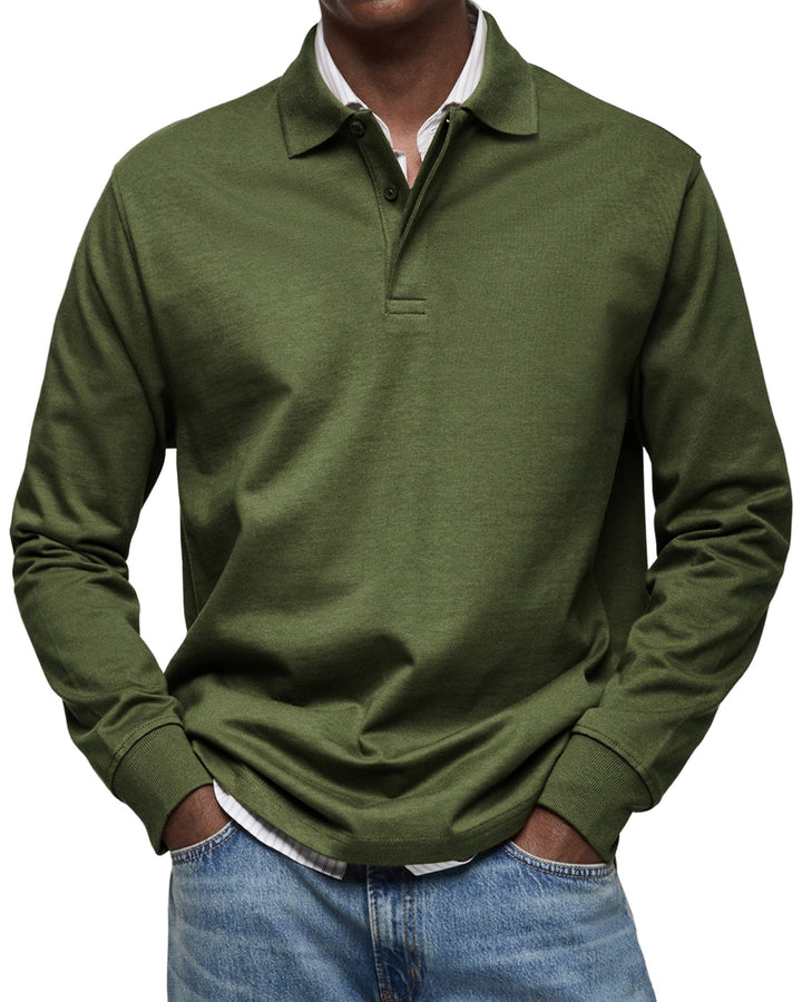 ADAM™|LONG SLEEVE POLO