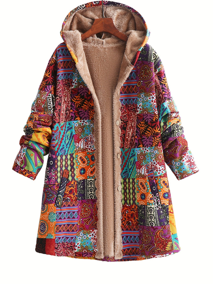 AUDREY™|BOHO PATCHWORK COAT