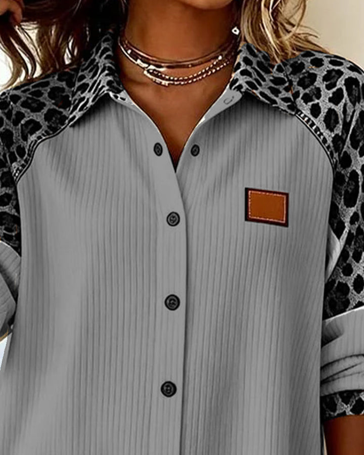 VICTORIA™|CHIC LEOPARD SHIRT