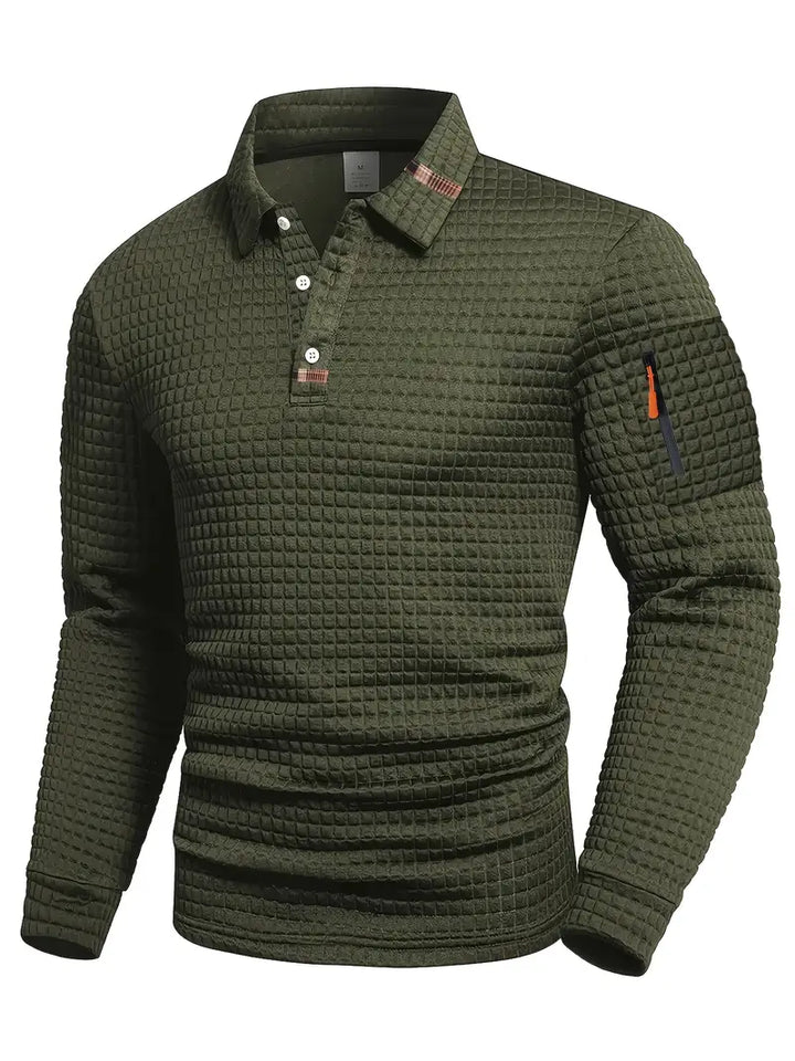 QUINTON™|CLASSIC LONG SLEEVE POLO