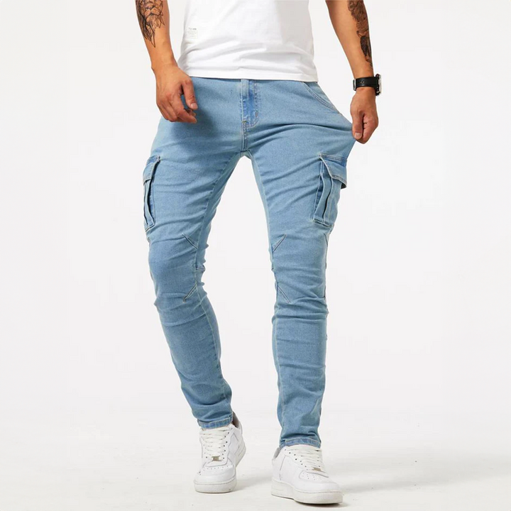 OSCAR™|CARGO STRETCH JEANS