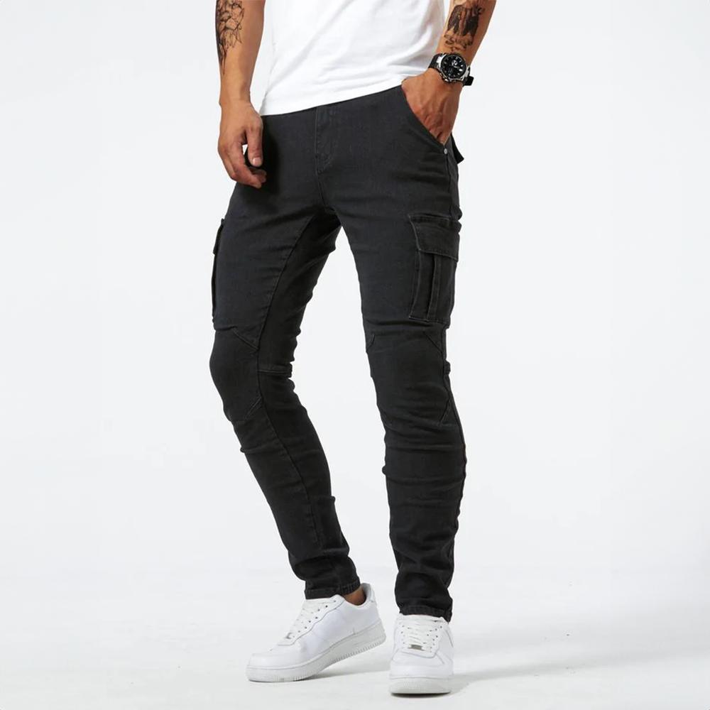 OSCAR™|CARGO STRETCH JEANS