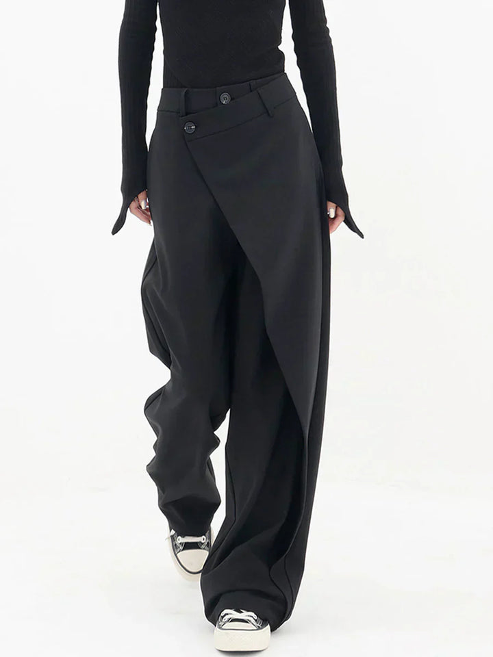 RINA™|LAYERED WIDE LEG PANTS