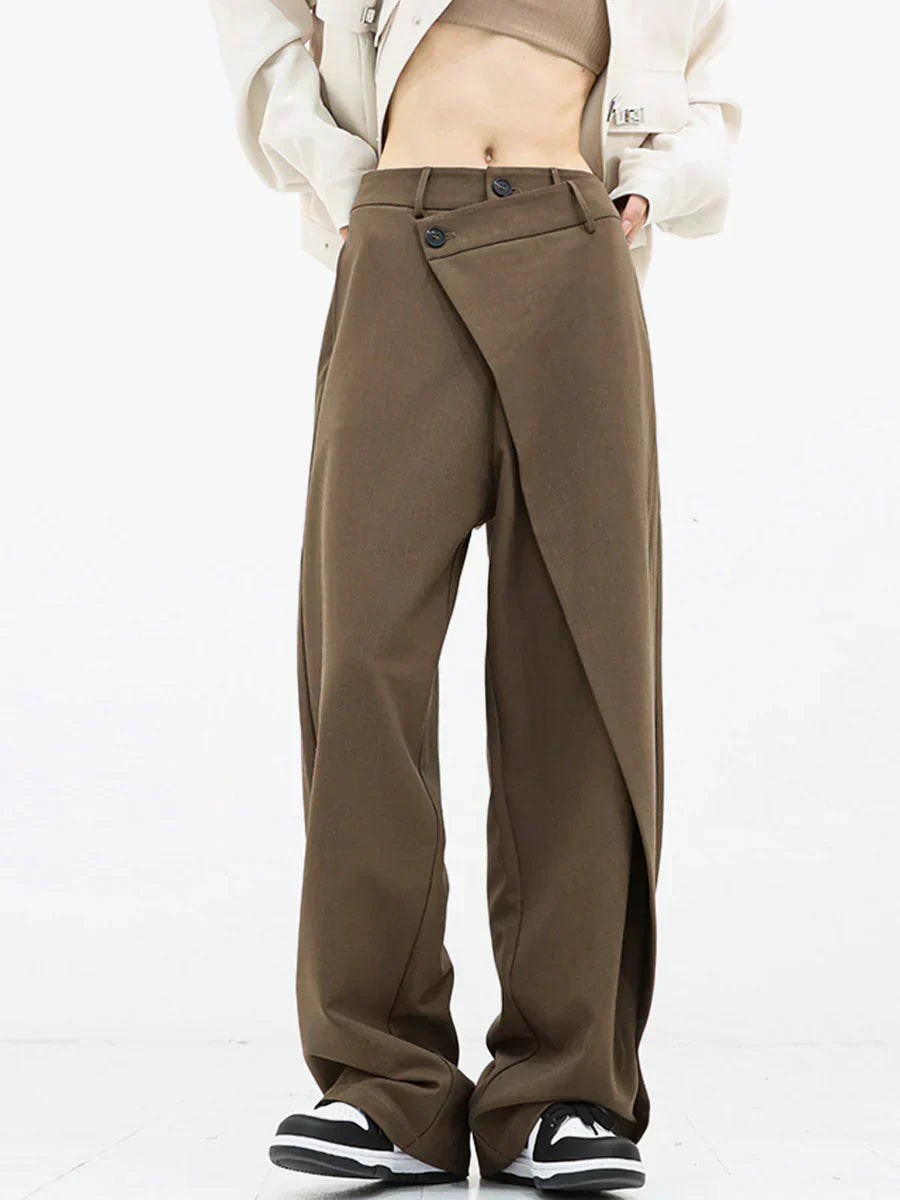 RINA™|LAYERED WIDE LEG PANTS