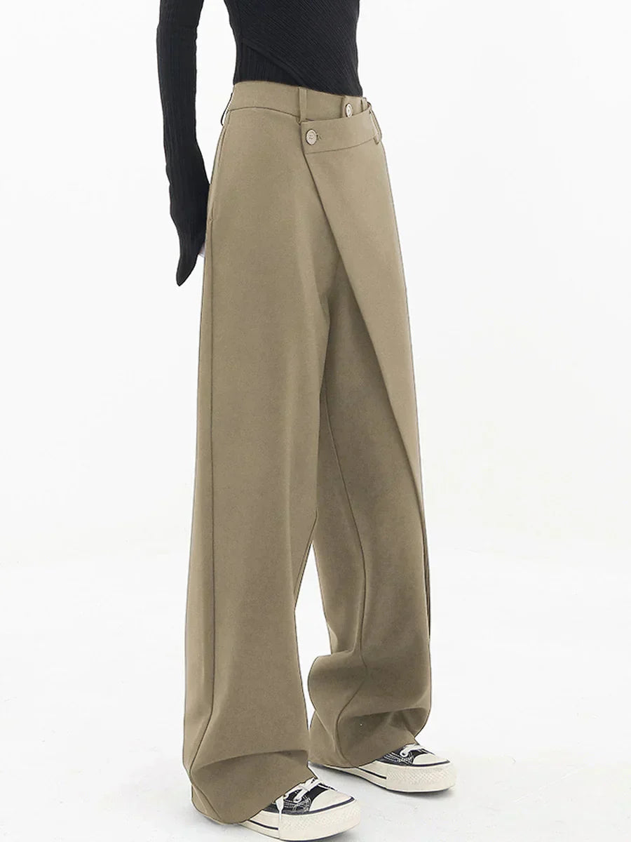 RINA™|LAYERED WIDE LEG PANTS