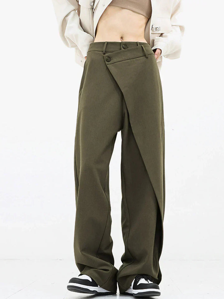 RINA™|LAYERED WIDE LEG PANTS